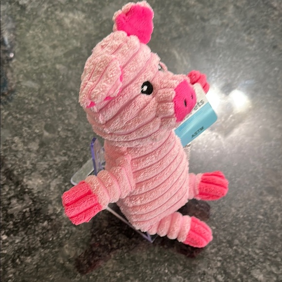 Prime Pets Pink Plush Pig Squeaky Dog Toy 7” tall NWT - Picture 8 of 9